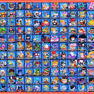 52K TROPHIES || 100 BRAWLERS || 50 MAX || 44 HYPERCHARGED || 19 BUFFIES || 302 SKINS || INSTANT DELIVERY  - Image 6