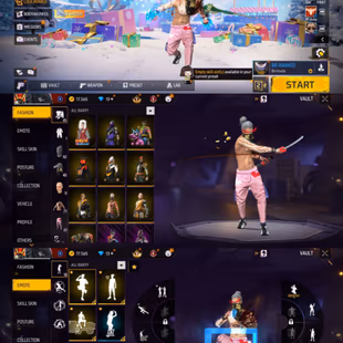 iOS/Android (Global) - Level 55 - Set 77 - Emote 18 - Pet 7 - Weapon 121 - Artifact 4 - Mythic 19 - Epic 36 - Diamond 10 - Image 3