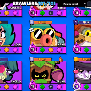 OFFER | 67 TOTAL PRESTIGE | 91K TROPHY-350X SKINS | 101/101 BRAWLER | 85X MAX | 66X HYPER | 16.5K 3v3 WINS | GOOD ONE - Image 8