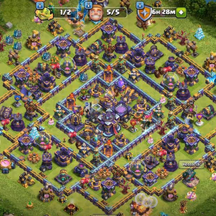 [BEST OFFER] TH15: BK83-AQ90-MP62-GW60-RC33 | 248 XP | 3894 WAR STARS | 12 HEROES SKINS | GOOD ITEMS | INSTANT DELIVERY - Image 2