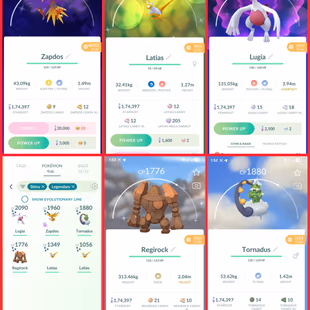 🎯NW STOCK ] LVL 44 ACCT | 56 LEGENDARY 👹| 26 SHINY | SHADOW MEWTWO | SHINY LUGIA | SHINY ZAPDOS  | INSTANT - Image 5