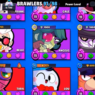 45 MAXED BRAWLERS | 63K+ TROPHIES | 91 BRAWLERS UNLOCKED | 25 HYPERCHARGED BRAWLERS 220+ PREMIUM SKINS | SAFEST  - Image 4