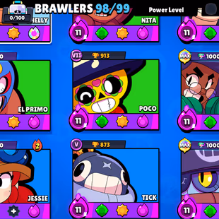 BEST OFFER 🎄 87.3K TROPHY 🎄 98/99 BRAWLER | 63X MAX | 53X HYPER | 350X SKINS | 143X EPIC SKINS | DELIVERY INSTANT - Image 4