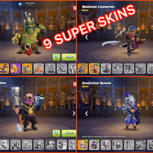  🎯TH 17 HIGH LEVEL COC ACCT (👹) ALMOST MAX HERO () 9 SKINS () MAX EQUIPMENT () MAGIC ITEMS () GOOD STATS () INSTANT - Image 5