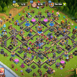 [TH 18 NEAR MAX] HERO MAX! GG-SB-FB-EB-RS [MAX] - 11X EPIC EQUIPMENT! DEFENSE MAX! BUILDER BASE MAX! LOW PRICE! A02 - Image 1