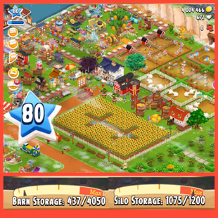 🌾Level 80 | Coin: 4.000.000 | Barn:4050 Silo:1200 | THLv.2 | Instant Delivery | 📸Matches Pictures - Image 1