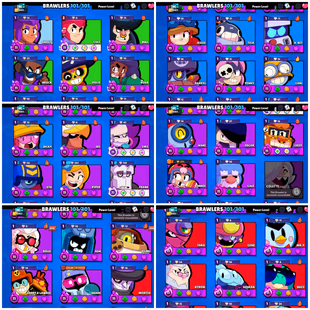  523 GEMS | 101/101 BR | 58.4K TROPHY | 54 MAX [ 49 HYPERCHARGED ] | 15 BUFFIES | 56 TITLES | 308 SKINS  - Image 3