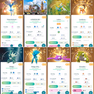 RAREST🔥SHINY LONDON BG RAYQUAZA 💎 Strong Pokemon Eternatus [] 735 LEGENDARY [] 805 SHINY [] 86x Shiny leg [] level 72 - Image 4