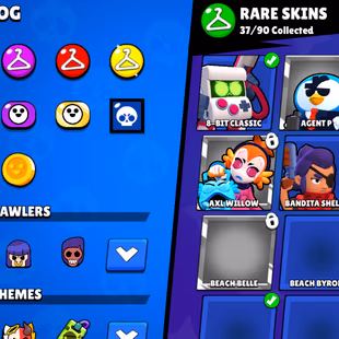 128 [8 MAX BRAWLS] [68 SKINS] [12305 TROPHIES] - Image 6