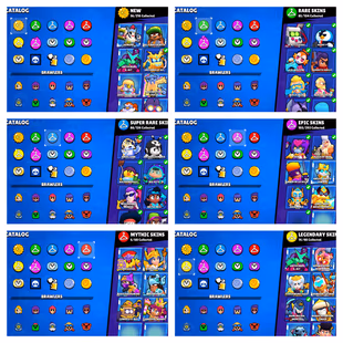 Trophy 75k [Legandary Hit]💎Brawler 100x💎Max 44x [] Hyper 38x [] Total Skin 355x [] Profile icones 491x [] Billing 7k - Image 7