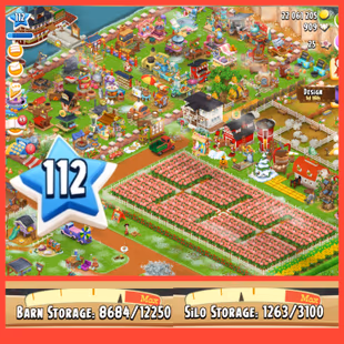 🌾Level 112 | Coin: 22.000.000 | Barn:12250 Silo:3100 | Diamonds: 909 | Instant Delivery | 📸Matches Pictures - Image 2