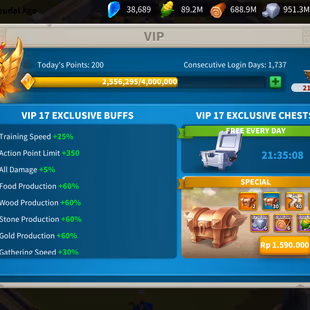 20 Commanders - 33 Passport - 2M7 Credits - 122 Gold Heads - 21k4 Gems - 1 Farm - 2 Skin Houses - Image 5