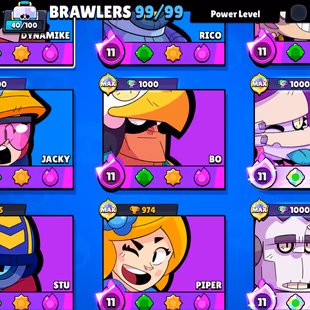 226-GEM 🎄 76.5K TROPHY 🎄 99/99 BRAWLER | 58X MAX | 55X HYPER | 325X SKINS | NC AVAILABLE | DELIVERY INSTANTLY  - Image 5