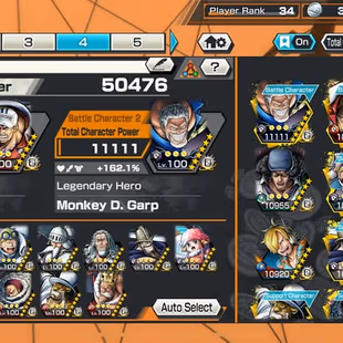 [3735][IOS+ANDROID] 4 EX MAX - Garp + Akainu + Kuzan + S-Snake , Support 152 , Good Medal - Image 8