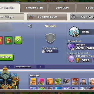 🔥[AT]🔥 Th17 LITERALLY MAX ACCOUNT || HERO(100-100-75-75-50) || ALMOST MAX LAB || MAX DEFENCE || ALMOST MAX  EQUIPMENT - Image 3