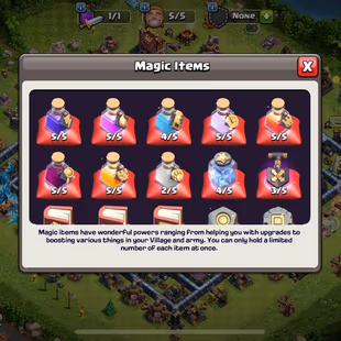 PREMIUM 14 [11K GEMS] | TH13 MAXED | HEROS 76-76-50-50-27 | 736 CWL | GOOD EQUIPMENTS | XP-141 | NC-FREE | DARK-BLUE WAL - Image 8