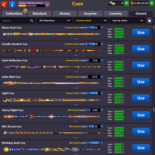 12.5B COINS ACCOUNT | Level 306 | CCP 79 | Exclusive Cues Collection | Avatars - Rings - Frames | Status Alert - Image 8