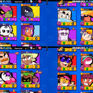 🔥 RARE STAR SHELLY MERCHANT GALE 🔥58K TROPHY  91 BRAWLERS TOTAL 49 MAX 29 HYPERCHARGE  FULLY SAFE AND SECURE  - Image 4