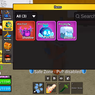 Blox Fruits Account Lv.2409 | PERM Dough, Portal, Tiger, Kitsune, Buddha | Shark Race | Dark Blade - Image 5