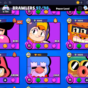 274 SKINS | 39 HYPERCHARGED | PIN 11.11 | EL PRIMO CORINTHIANS | 70.367 TROPHIES | 97 BRAWLERS | 41 MAX BRAWLERS  - Image 8