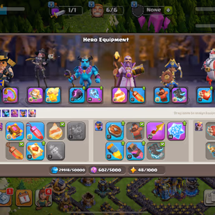 🔥FULL MAX WALLS💎 TOWNHALL 18 [] HEORES 105-105-90-80-02 [] STRONG EQUIPMENTS [] 256 xP [] 3058 WWS [] CHEAP - Image 5