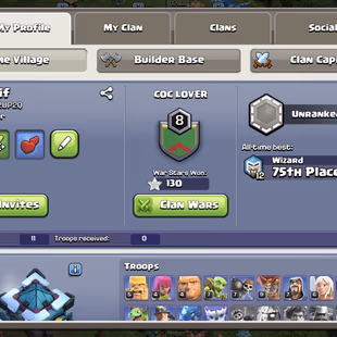 || Xp 109 th 13 account|| Royal champion max|| 9 epic equipment|| Name change free || Cwl medel 220|| - Image 3