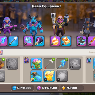 🌲 [ TH-15 MAX - NEWLY TH-16 ]🌲 8'000 GEMS || FB [23] | GG-RS [20] || HEROS: 90-90-70-65-40 | MAX DEF - TROOPS - WALLS - Image 6