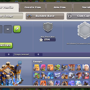 👉BEST OFFER👈TH 18 [ 18.8K GEM'S 1475 MEDEL 275 WALL MAX | HERO 91/100/86/75/50/5 | 6 EPIC MAX FB-20 | NC-YES | XP-216 - Image 3
