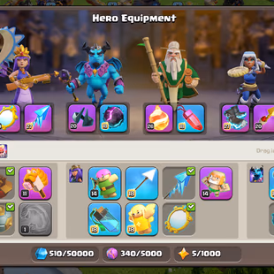 🌲[ PREMIUM TH-17 ]🌲GG-FA-EB [MAX] || SB-FB [26] || MM-DC-RS [20] || HEROS: 100-100-71-76-51 || LVL 17 WALLS |BEST DEAL - Image 5