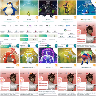 RAREST APEX HUNDO 2016 ACCOUNT LEVEL 70 | 31 PLATINUM MEDALS APEX LUGIA APEX HOOH CLONES 415 HUNDO 126 SHUNDO 1700 SHINY - Image 3