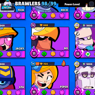 BEST OFFER 🎄 86.8K TROPHY 🎄 98/99 BRAWLER | 70X MAX | 63X HYPER | 370X SKINS | 150X EPIC SKINS | DELIVERY INSTANT - Image 4