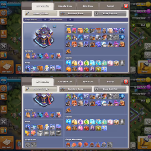 Th15 Almost Max [Medals 2375] [] 6 Heros Max [] Equipments-9-Epic Full Max [] XP-196 [] Base Full Max [] BEST-DEAL - Image 4