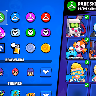 BEST DISCOUNT | 343 Skins | OG skins | 72k | 99 Brawler | 86 P11 | 70 hyper | IOS and Android | Full Access  - Image 4