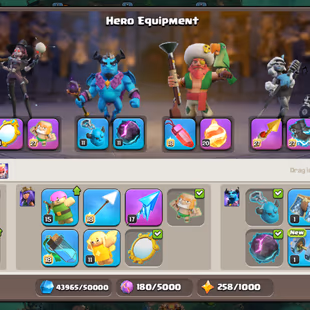 GEM- 8000! TH18 NEAR MAX! 25X SKINS SCENERY 6X! HEROES 100-105-90-76-55-8! SB/MX SnB/MX AF/MX FB/MX EB/MX MM/23 FB/20 - Image 6