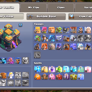 OBSTACLES! TH14 FULL MAX!! FREE-NC! LEAGUE SKIN! 10X SKIN SCENERY PAID! SB/MX SnB/MX FA/MX FF/MX EB/MX! DRAGON STATUS - Image 3