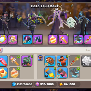 Th18 [99percent] Max | [6-Hero Max] | Equipment-14-Epic Almost Max | [Full Cosmic Set 1 Skin miss] | XP-237 | NC-Yes | B - Image 7