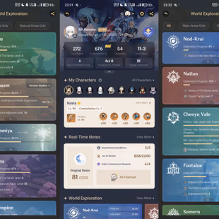 All Platform - EU - AR56 - 54 Character 15 5'Star - 8 Weapon 5'Star - Zibai - Chasca - Nahida - Shenhe - Navia - Code145 - Image 6