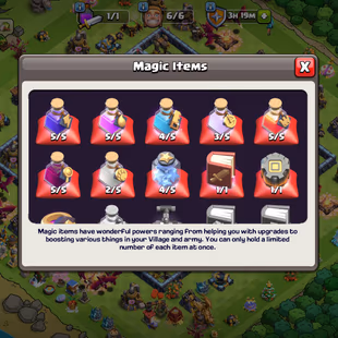 TH 13 PURE MAX | XP 145 | 75-75-50-50-25 | SKINS | 1.5K GEMS | NAME CHANGE AVAILABLE | FULLY ACCESS AND INSTANT DELIVERY - Image 7