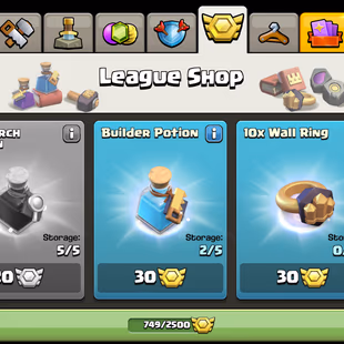 ❗[ TH-14 NEAR MAX ]❗HEEOS: 73-76-51-52-30 || 700 MEDALS || NICE TROOPS - DEFENCES || BLUE WALLS || BEST DEAL  - Image 5