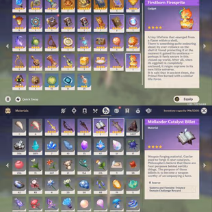 All Platform - EU - AR58 - 71 Character 24 5'Star - 7 Weapon 5'Star - Nefer - Mavuika - Arlecchino - Alhaitham - Furina  - Image 6