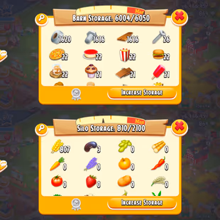 🔥6050 BARN STORAGE LEVEL 80🔥6004 BARN FILLED | SILO 810:2100 | 864 DIAMOND | 6.4 MILLON COINS | CHECK PHOTOS | INSTANT - Image 2