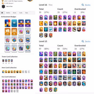 Lvl 81🔥KT-16🔥Level 16 Card 36x [] Evo 36x [] Elite 100x [] Tower Skins 42x [] 236 Emotes Rare Rainbow Prince-Crying - Image 1