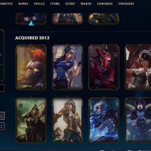 SEVER [ NA ] -51 LVL  - UNRANK - 129 SKINS - 85 CHAMP [ 1561 BE - 32 RP ] - FULL ACCESS Rare acc - Image 1