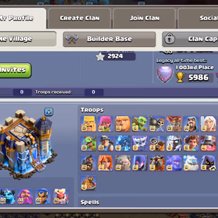 🔥RAREST 90 SKINS AND 16x SCENERY🔥[TH18] 6 HERO MAX || PROFILE FULL MAXED || 15 EPIC EQUIPMENT MAX || 2x LEAGUE SKINS  - Image 3