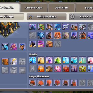 ❗[ 11'000 GEMS - PREMIUM TH-17 ]❗HEROS: 80-82-56-56-30 || GOLDEN WALLS [LVL 15] || NICE TROOPS - EQUIPMENT  - Image 4