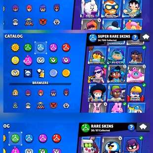 B60 & 7 Max Power Brawler | 16k Trophy | Name Change Free | 80 Skin | Full Access | - Image 4