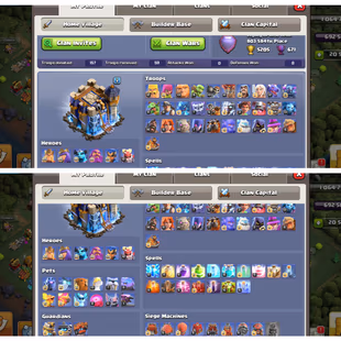 🔥[ 20584 GEMS]🔥TH 18 CLOSE TO MAX || BK 105 AQ 105 MP 95 GW 80 RC 55 DD 12 || BEST EPIC EQUIPMENT || NC FREE || BH MAX - Image 3
