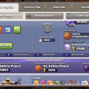 🌟TH 18 ALMOST MAX 200 WALL MAX🌟5X HERO MAX 105/105/95/80/55/12 | 6 EPIC MAX 6 EPIC LV-23! NC-500 | WAR MACHINE SCENERY - Image 5