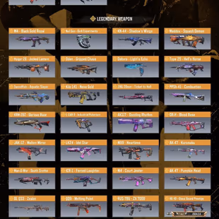 [Level 400] 10 CP | 6 Mythic & 35 Legendary Weapons | 5 Max | Legendary Alias | DLQ x Locus | Activision Only  - Image 7