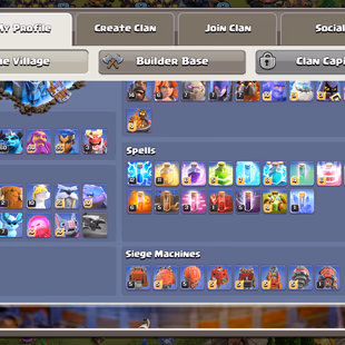 TH 18 ALMOST MAX-XP 240-HERO 91-105-80-55-EPIC RS[MAX] SB 26 FB 26 GG 20 EB 23-NC YES-2017 TO 25 XMAS TRE-DEFENS HIGH - Image 4